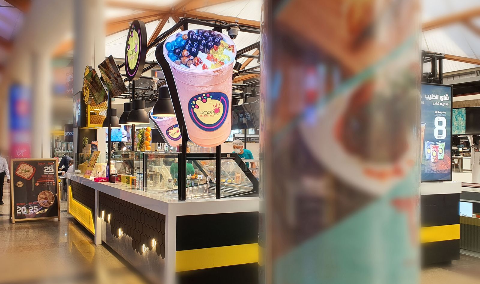 High-stakes mall activations and temporary installations